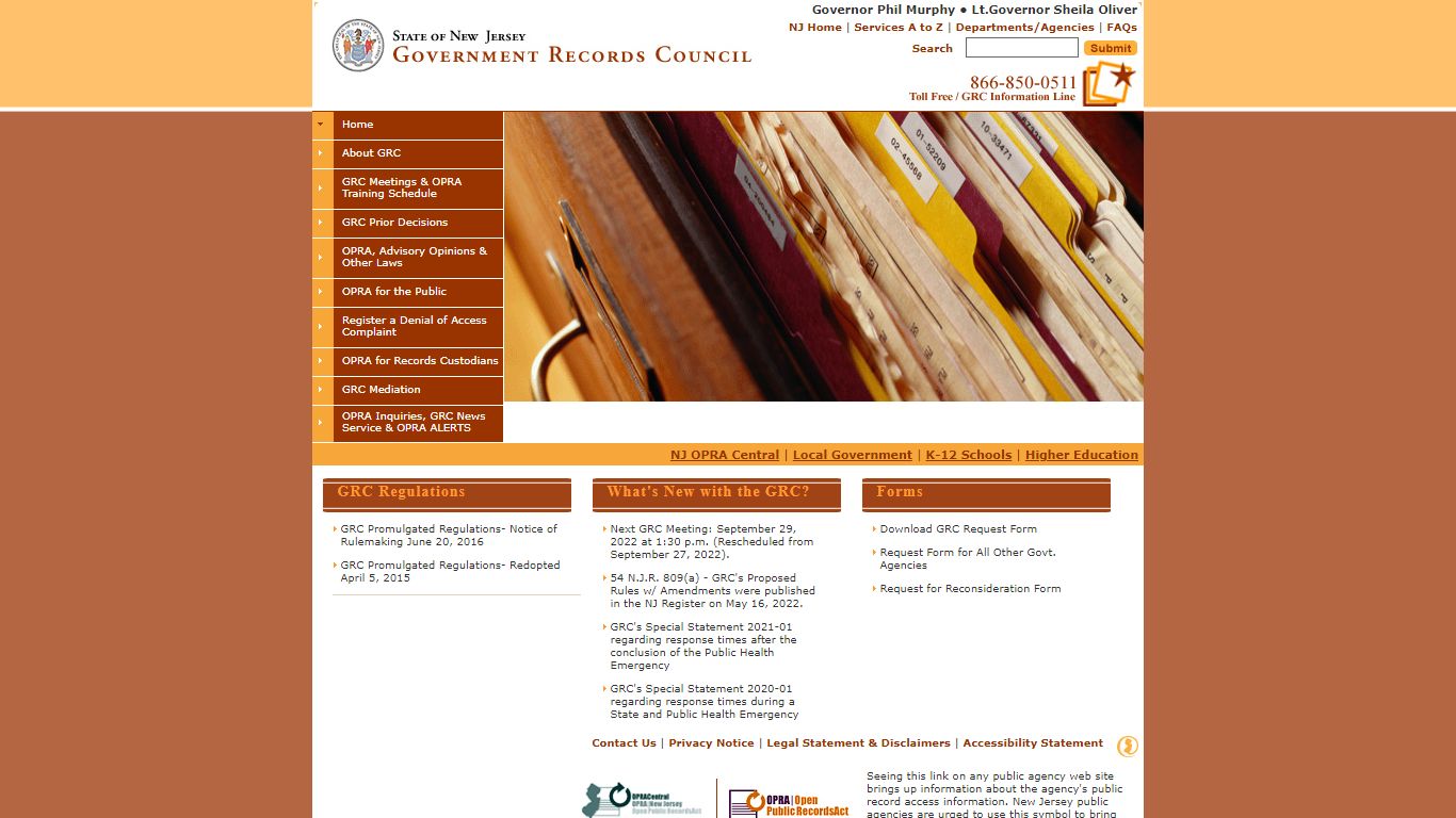 Government Records Council (GRC) - Government of New Jersey